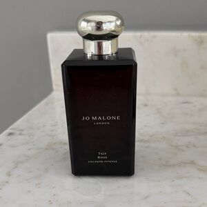 Jo Malone Taif Rose Cologne Intense - Burgundy and Silver Bottle